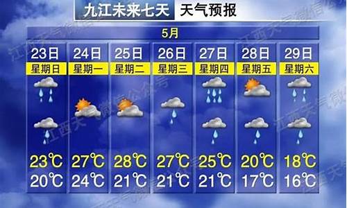 江西九江天气预报15天气预报_江西九江天