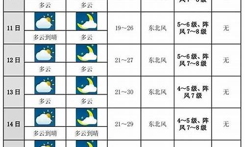 上海未来10天天气情况_未来十天上海天气