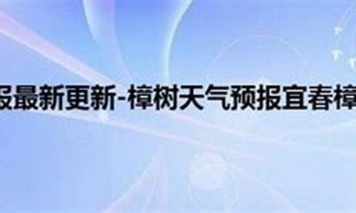 樟树市的天气预报_樟树市天气预报查询30天