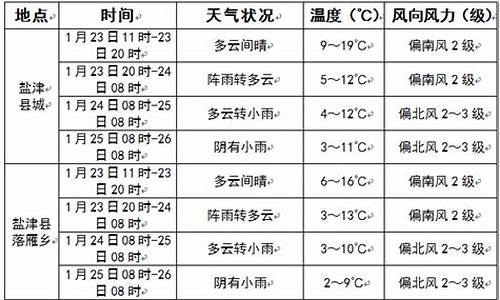 盐津天气预报_盐津天气预报15天查询结果表